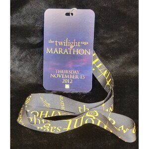 Rare Collectible The Twilight Saga Marathon Lanyard